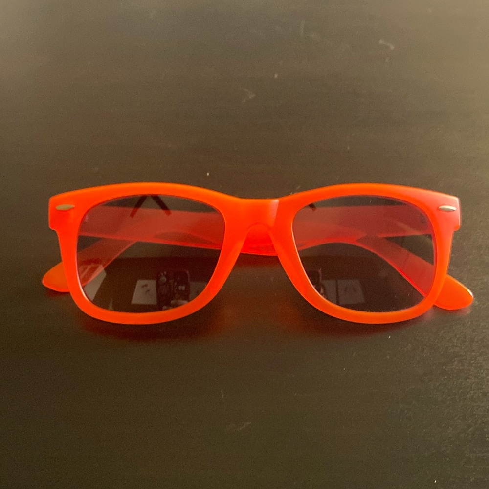 SOLD - Neon orange sunglasses